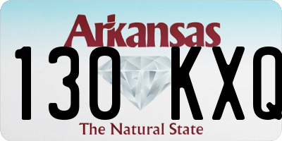 AR license plate 130KXQ