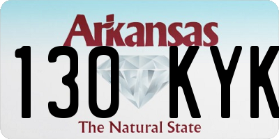 AR license plate 130KYK