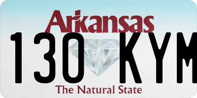 AR license plate 130KYM