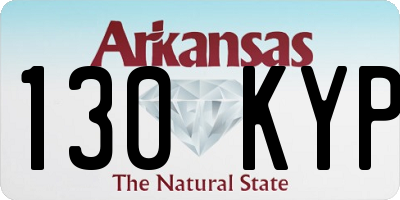 AR license plate 130KYP