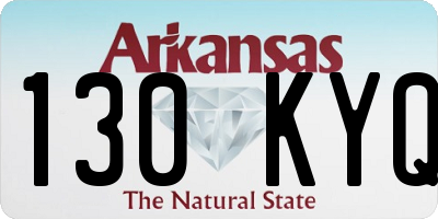 AR license plate 130KYQ