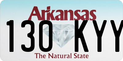 AR license plate 130KYY