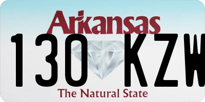 AR license plate 130KZW