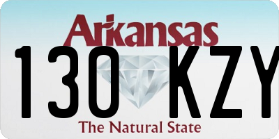 AR license plate 130KZY