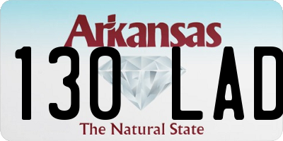 AR license plate 130LAD