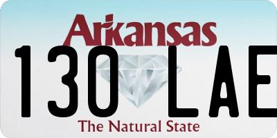 AR license plate 130LAE