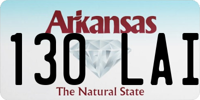 AR license plate 130LAI