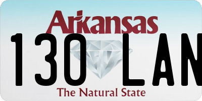 AR license plate 130LAN