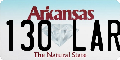 AR license plate 130LAR