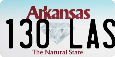 AR license plate 130LAS
