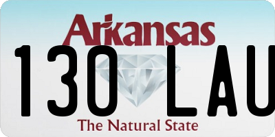 AR license plate 130LAU