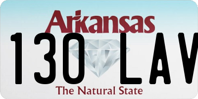 AR license plate 130LAV
