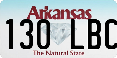 AR license plate 130LBC