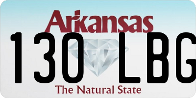 AR license plate 130LBG