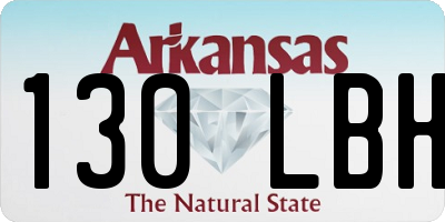 AR license plate 130LBH