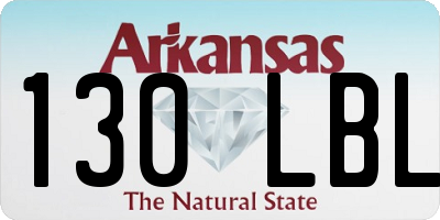 AR license plate 130LBL