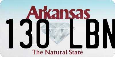 AR license plate 130LBN