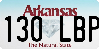 AR license plate 130LBP