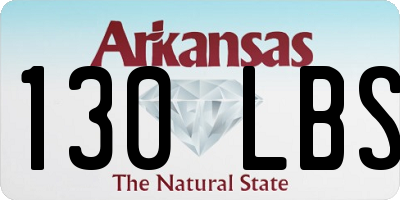 AR license plate 130LBS