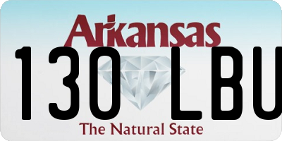 AR license plate 130LBU