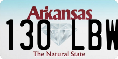 AR license plate 130LBW
