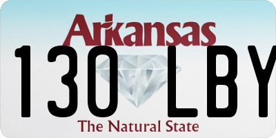 AR license plate 130LBY