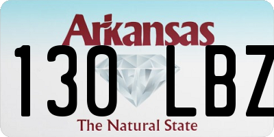 AR license plate 130LBZ