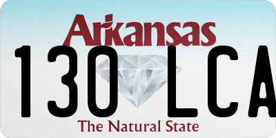 AR license plate 130LCA