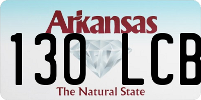AR license plate 130LCB