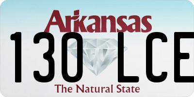 AR license plate 130LCE