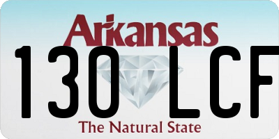 AR license plate 130LCF