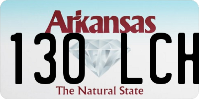 AR license plate 130LCH