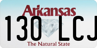 AR license plate 130LCJ