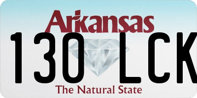 AR license plate 130LCK
