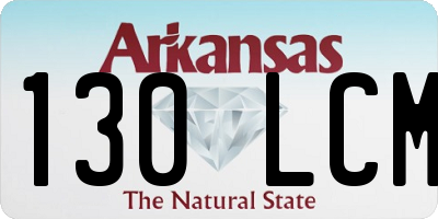 AR license plate 130LCM