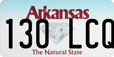 AR license plate 130LCQ