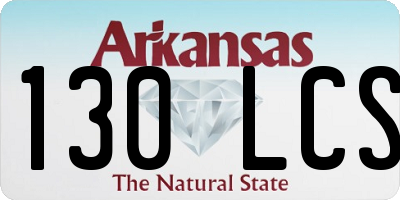 AR license plate 130LCS
