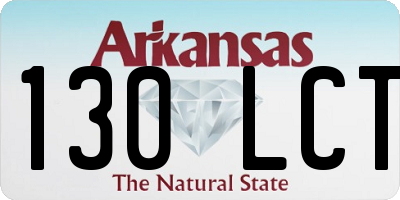 AR license plate 130LCT