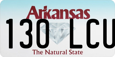 AR license plate 130LCU