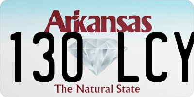AR license plate 130LCY