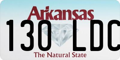 AR license plate 130LDC