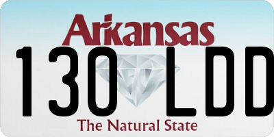 AR license plate 130LDD