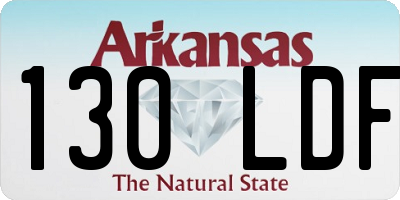 AR license plate 130LDF