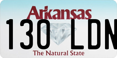 AR license plate 130LDN