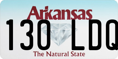 AR license plate 130LDQ