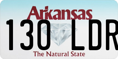 AR license plate 130LDR
