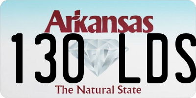 AR license plate 130LDS