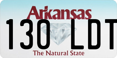 AR license plate 130LDT