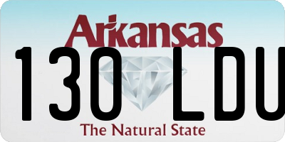 AR license plate 130LDU