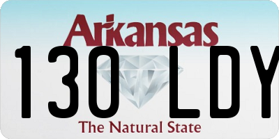 AR license plate 130LDY